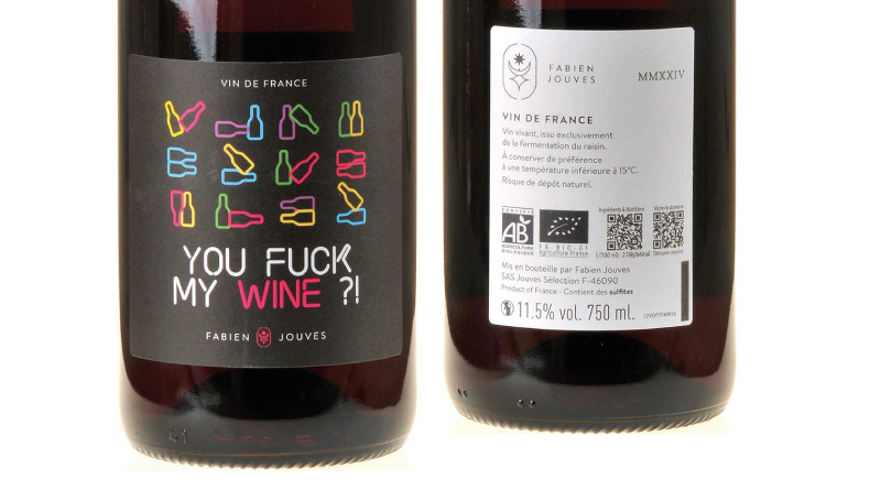 You Fuck My Wine?! bio&nbsp;2024,&nbsp;Mas del Périé - Fabien Jouves, Südwestfrankreich 0,75l 