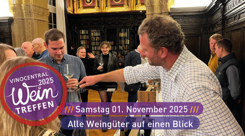 Das Photo zeigt die Atmosphäre auf der vinocentral Weinmesse des letzten Jahres