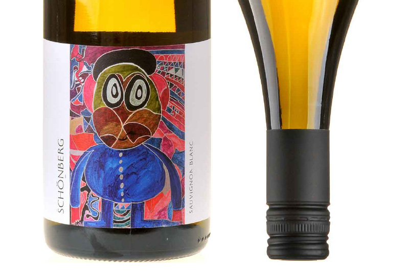 Flasche Riesling Aulerde GG VDP.GroßeLage 2022, K.F. Groebe, Westhofen mit Etikett und Rücketikett