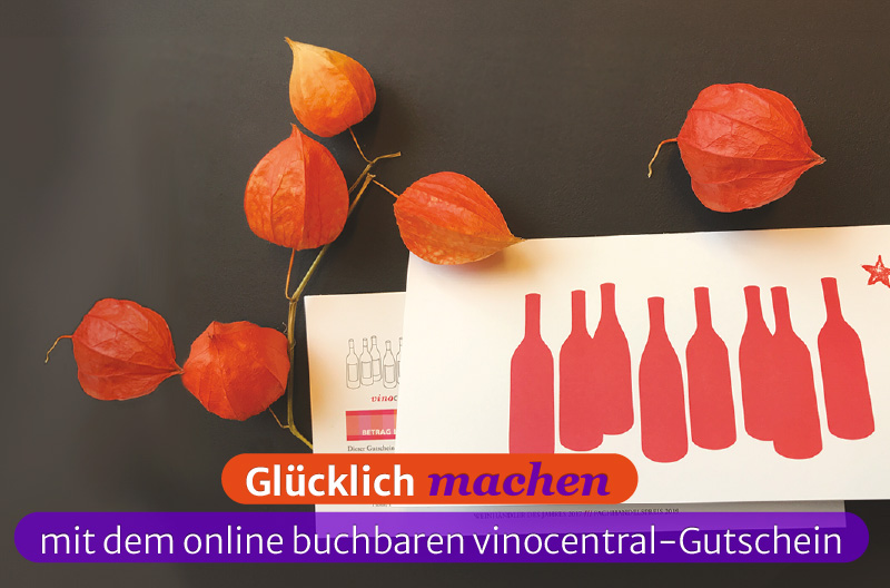 Ein Bild von unserem vinocentral Geschenkgutschein